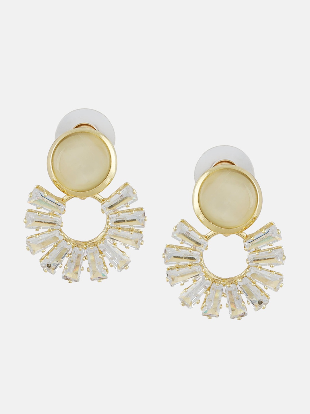 

Kazo Gold-Plated Contemporary Studs Earrings