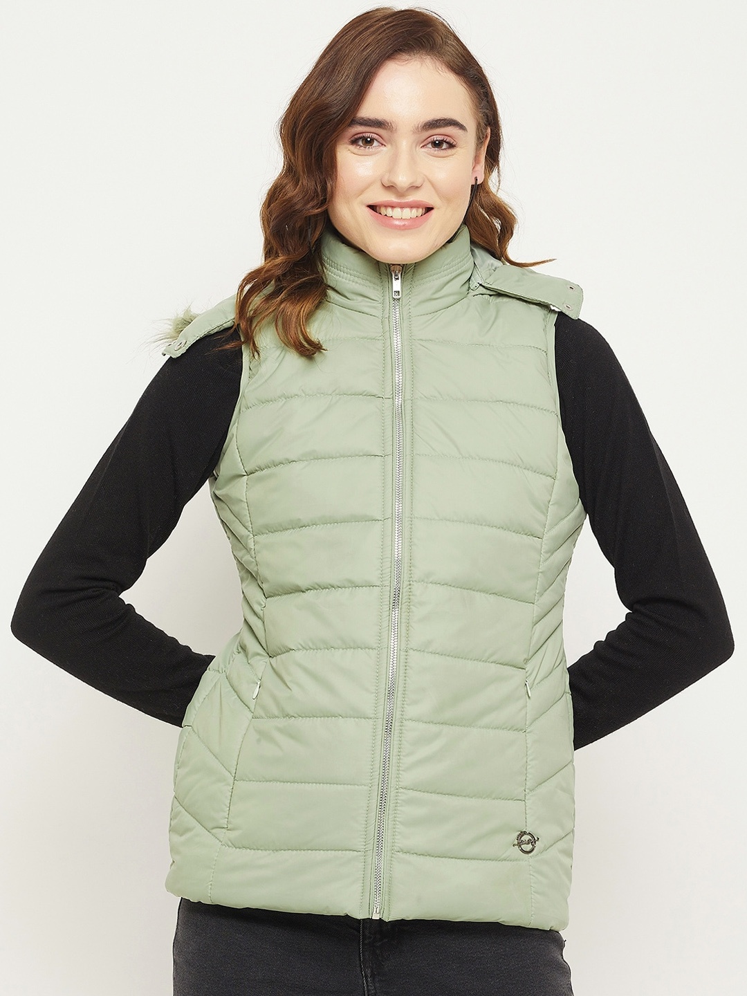 

Duke Women Padded Hooded Jacket, Green