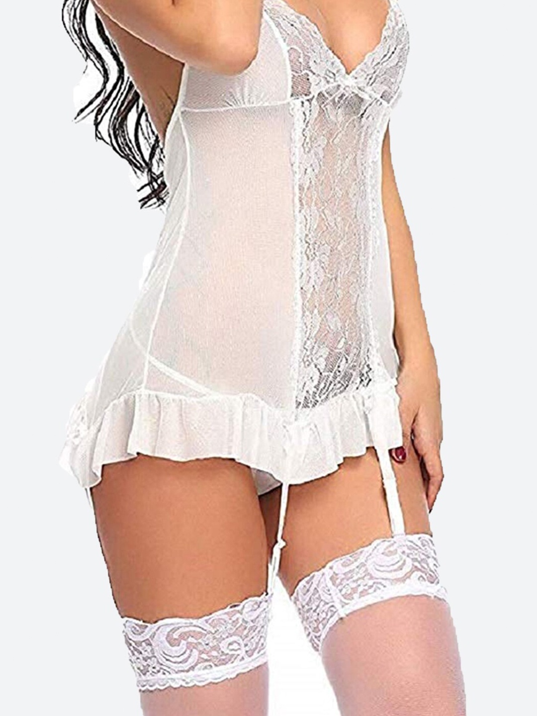 

Fleurt Women Baby Doll, White
