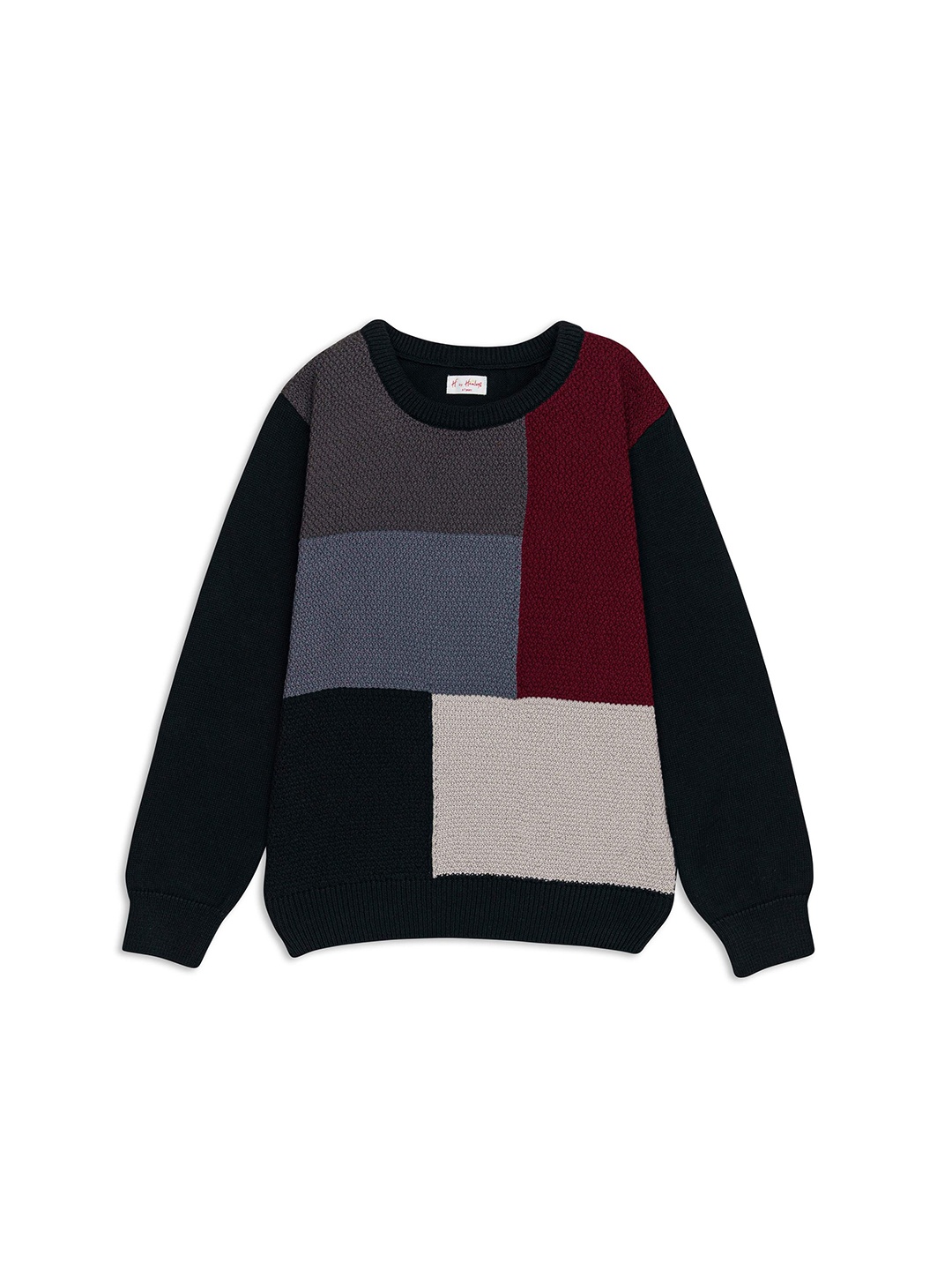 

H By Hamleys Boys Colourblocked Pullover, Black