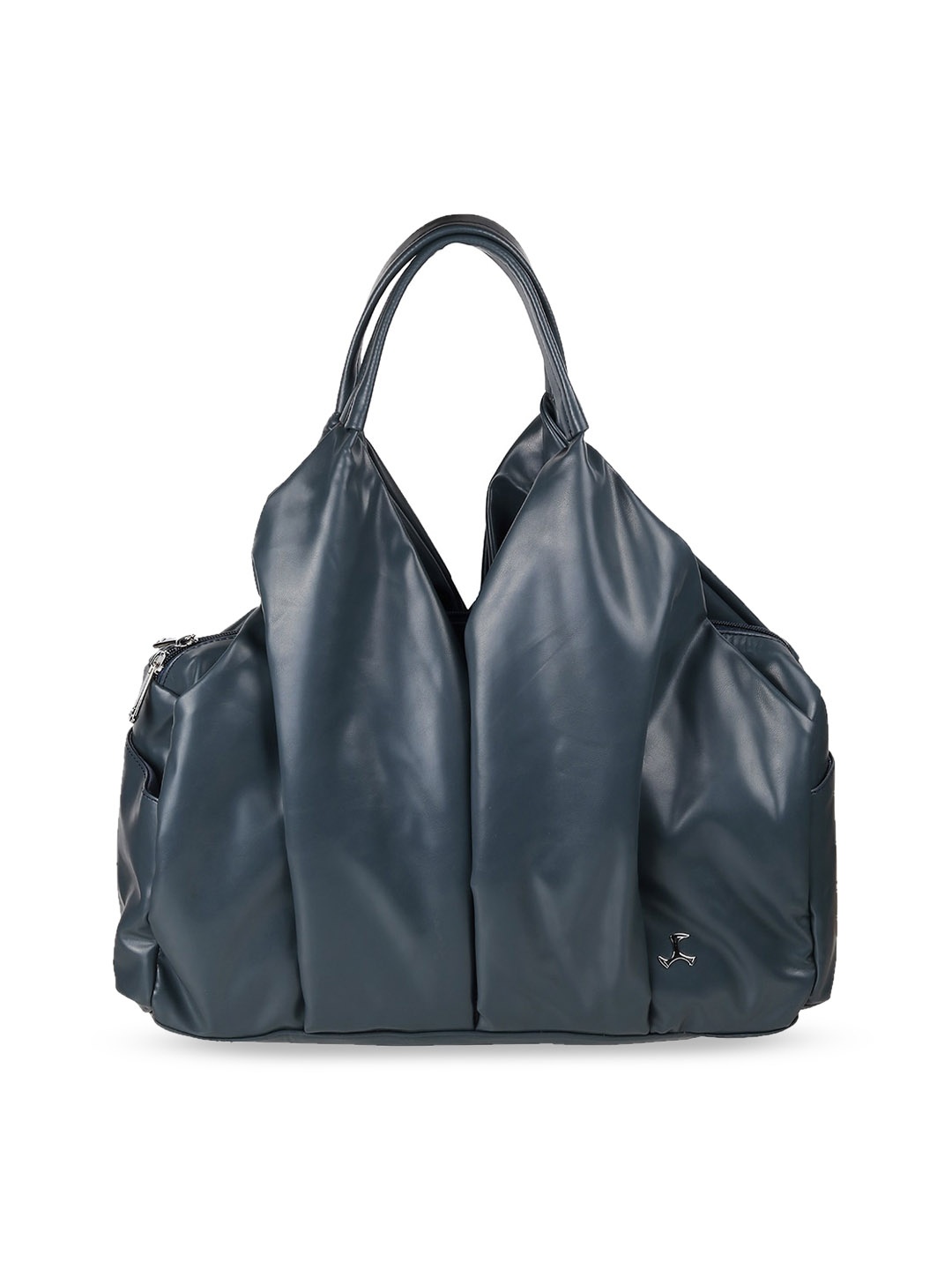 

Mochi PU Oversized Structured Hobo Bag, Blue