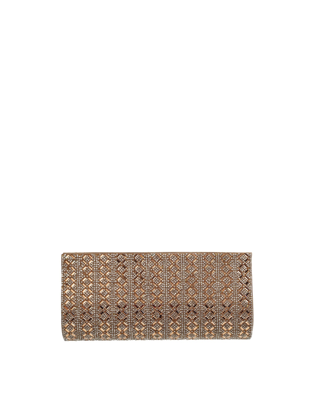 

Mochi Embellished Box Clutch, Gold