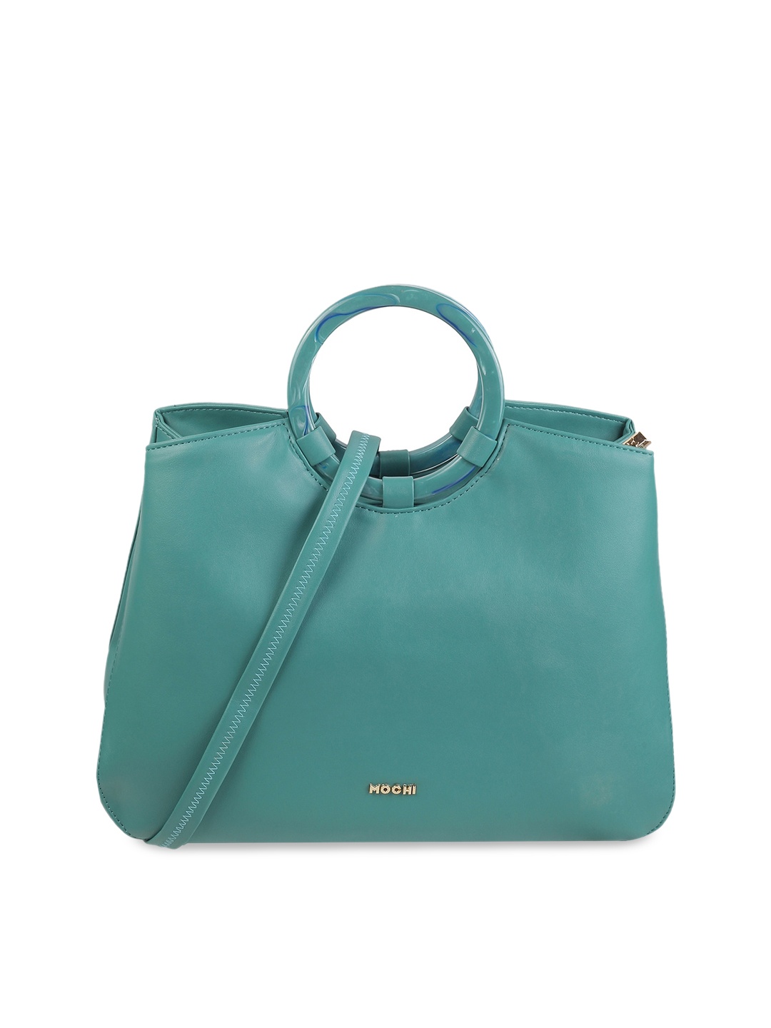 

Mochi Structured Handheld Bag, Teal