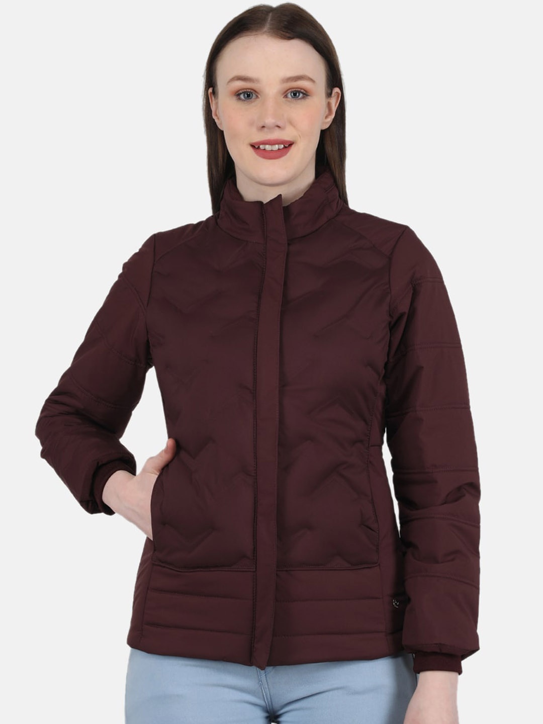 

Monte Carlo Women Quilted Jacket, Maroon