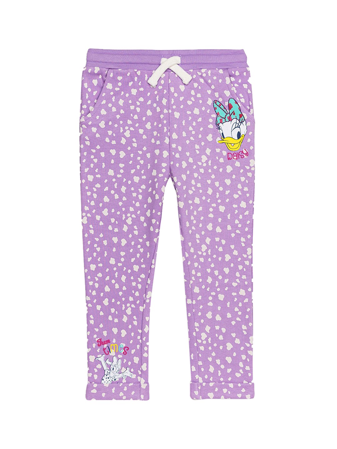 

H By Hamleys Girls Printed Cotton Jogger, Purple