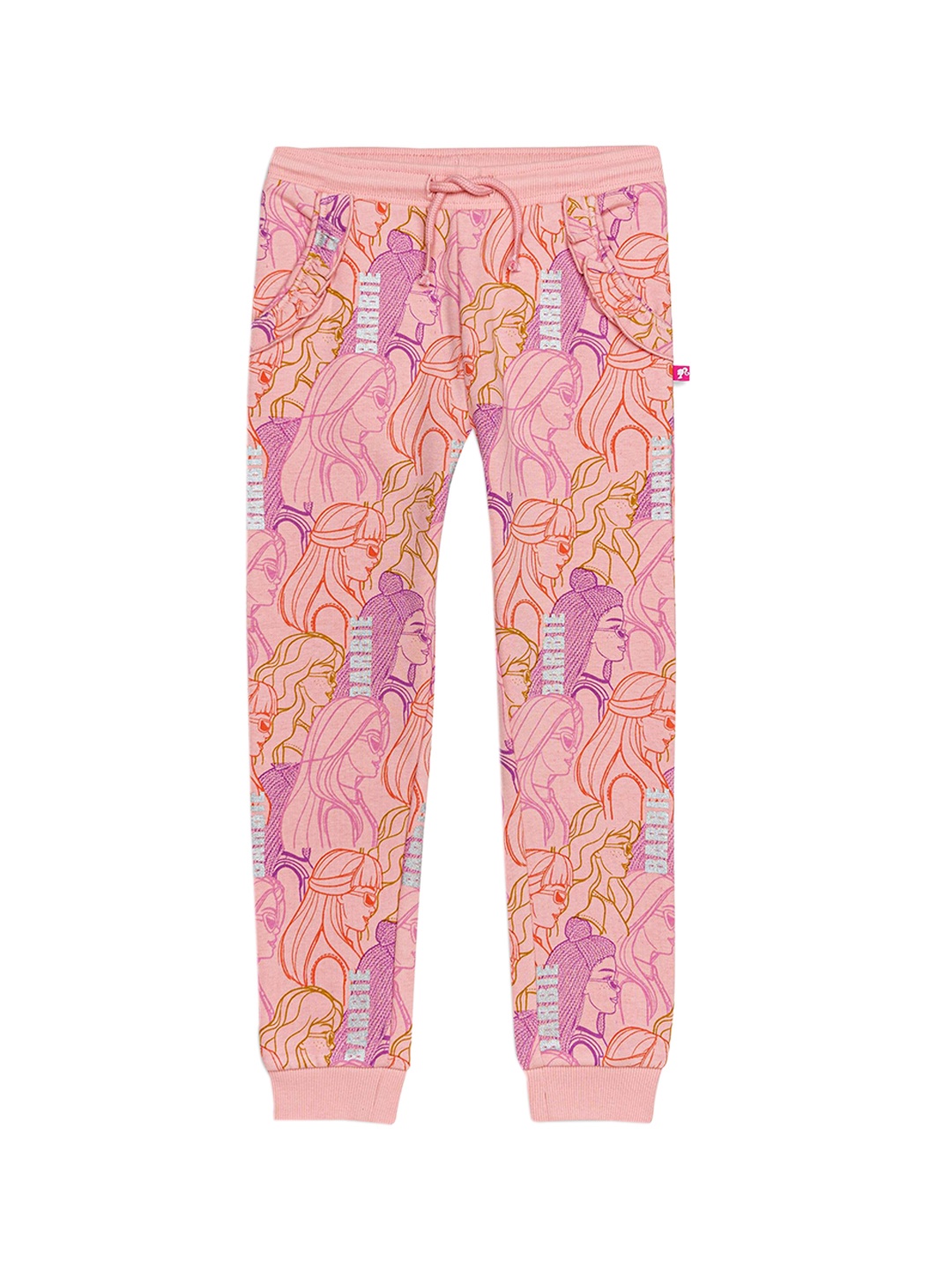 

H By Hamleys Girls Printed Cotton Joggers, Pink