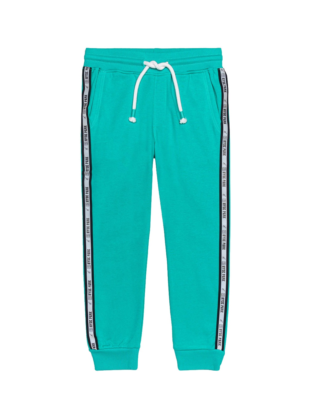 

H By Hamleys Boys Striped Cotton Jogger, Green