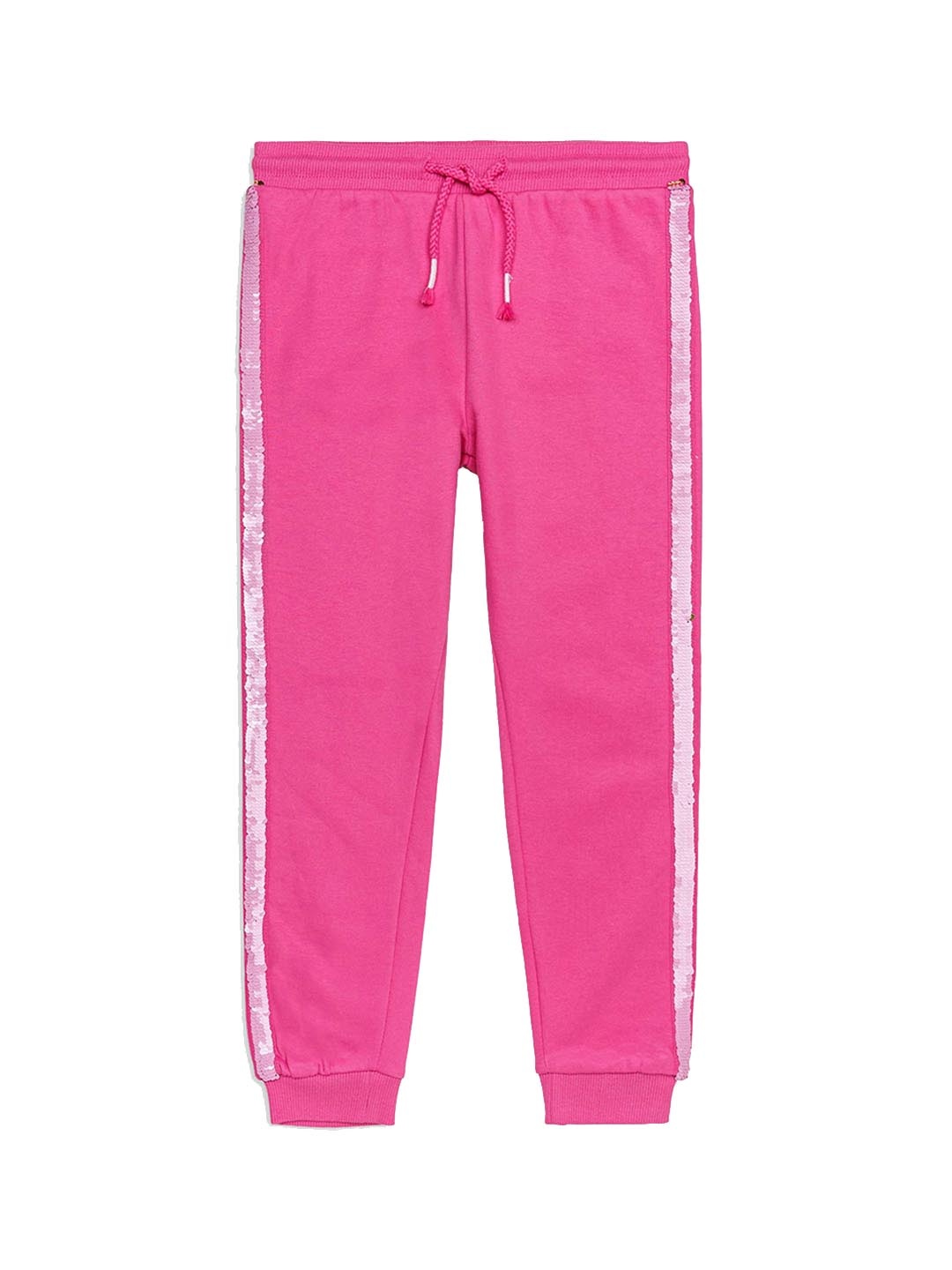 

H By Hamleys Girls Embellished Cotton Joggers, Pink