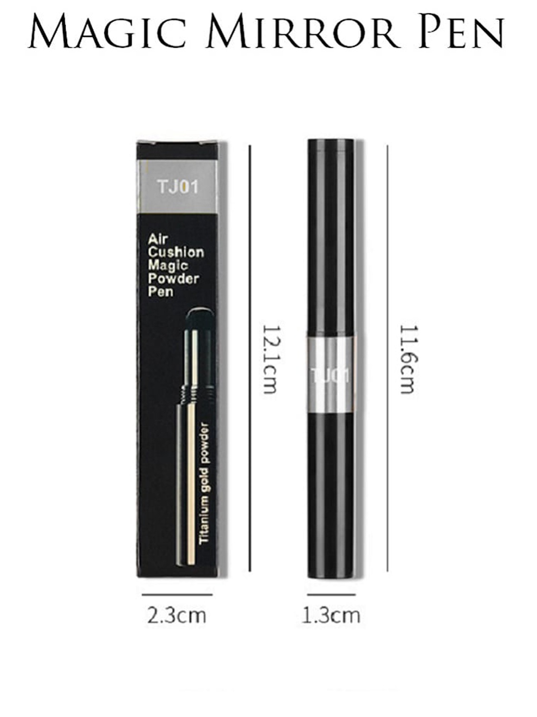 

S.A.V.I. Mirror Magic Powder DIY Nail Polish Pen - Silver Shiny