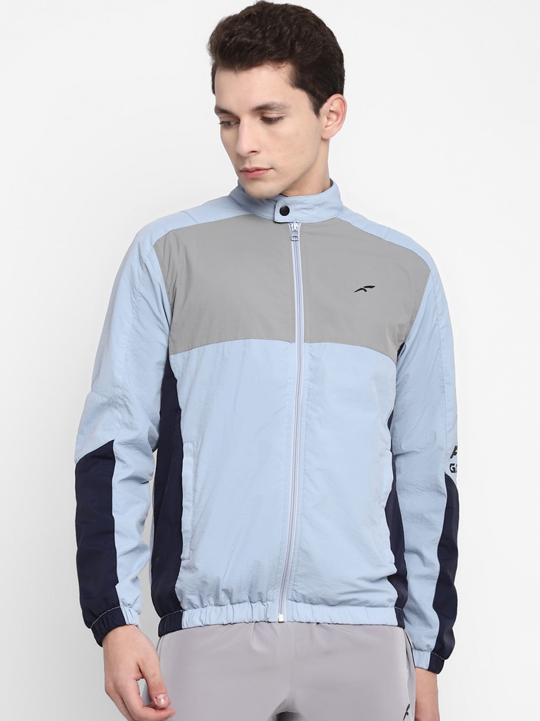 

FURO by Red Chief Men Colourblocked Sporty Jacket, Blue