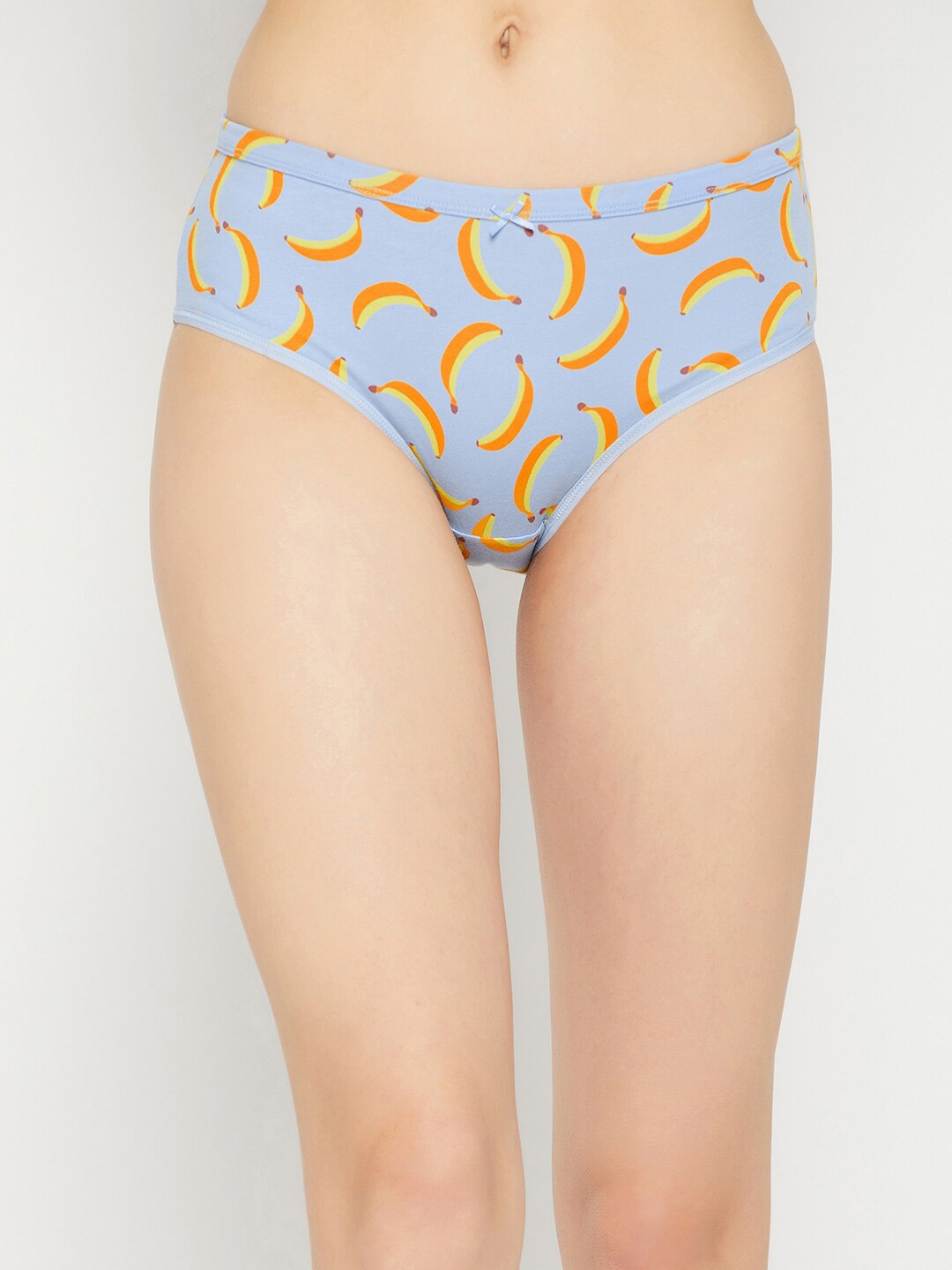 

Clovia Women Printed Hipster Briefs, Blue