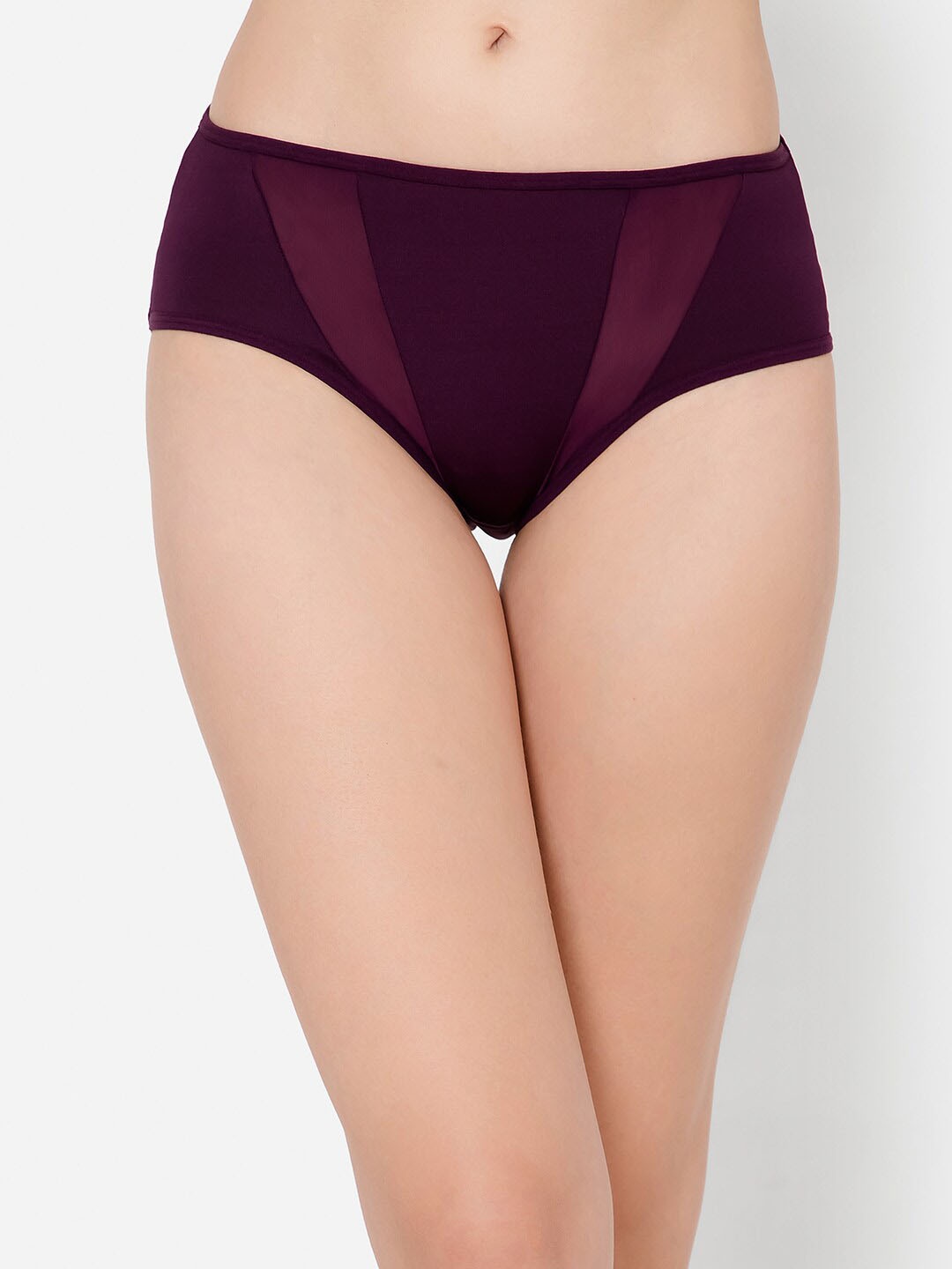 

Clovia Women Purple Solid Hipster Briefs