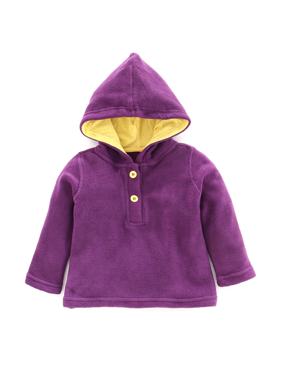 

Nino Bambino Kids Cotton Hooded Sweatshirt, Purple