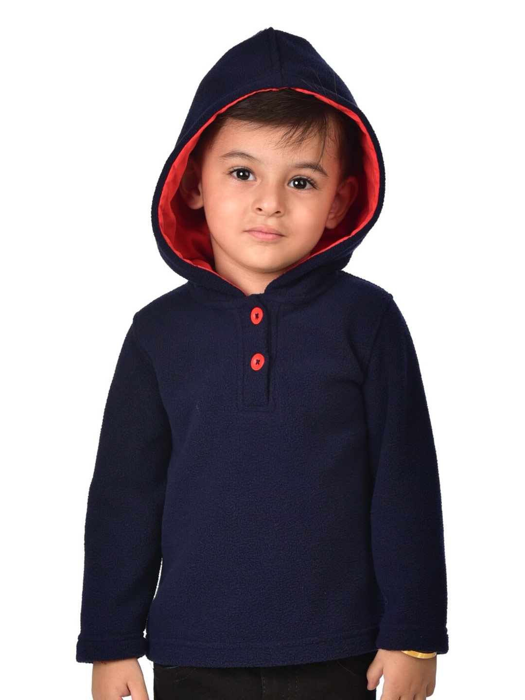 

Nino Bambino Kids Fleece Hooded Sweatshirt, Blue