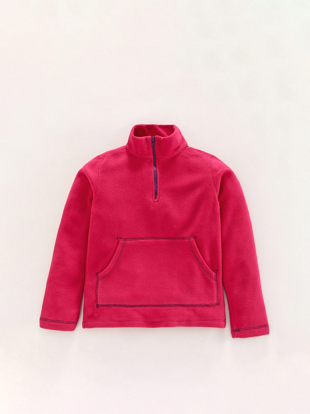 

Nino Bambino Kids Mock Collar Sweatshirt, Red