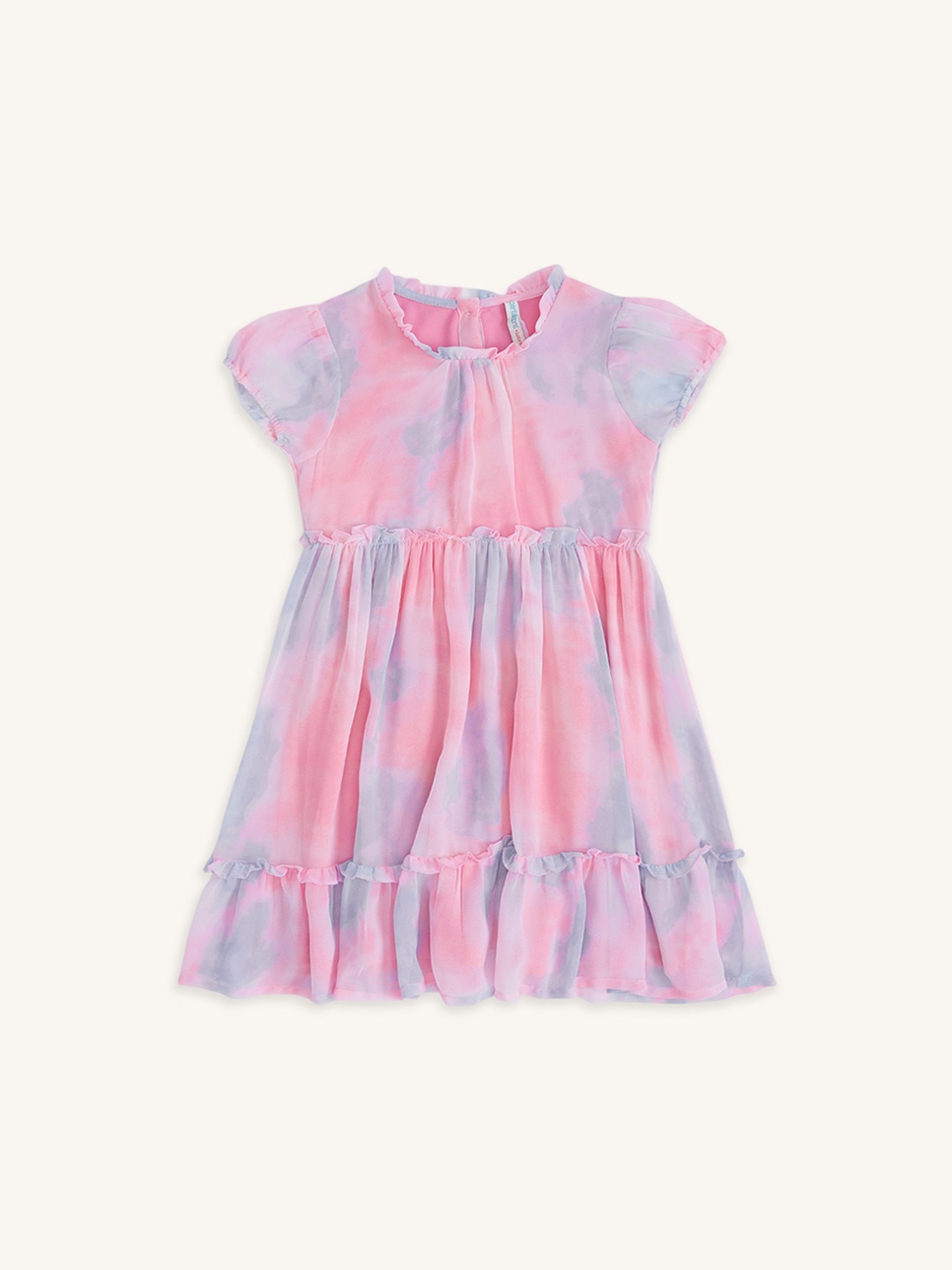 

Pantaloons Junior Tie and Dye Cotton Dress, Fuchsia