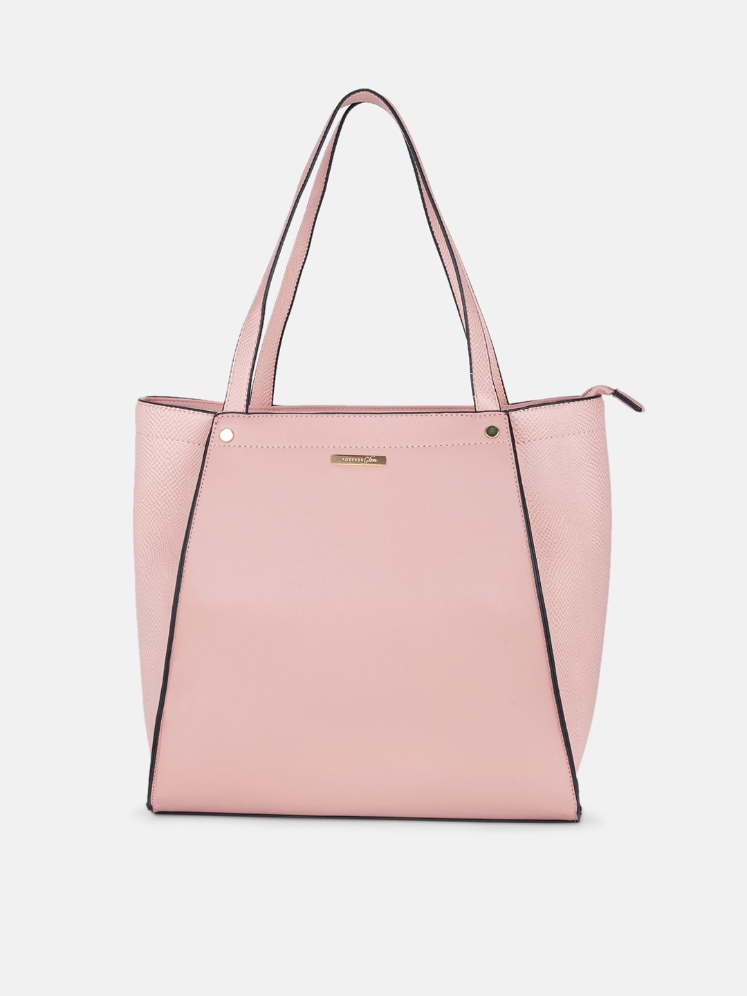 

Forever Glam by Pantaloons Women PU Oversized Structured Shoulder Bag, Pink