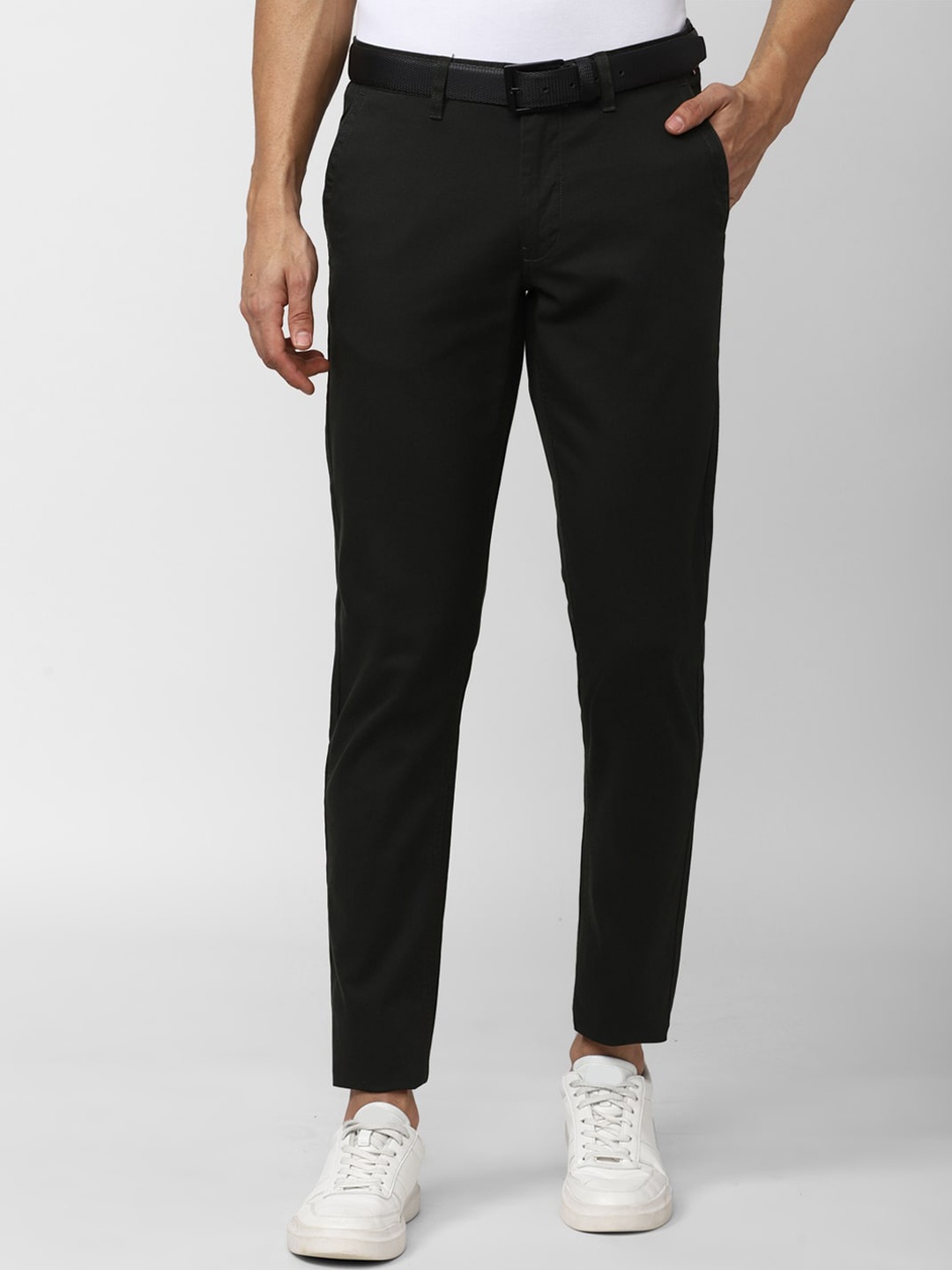 

Van Heusen Sport Men Cotton Slim Fit Trousers, Black