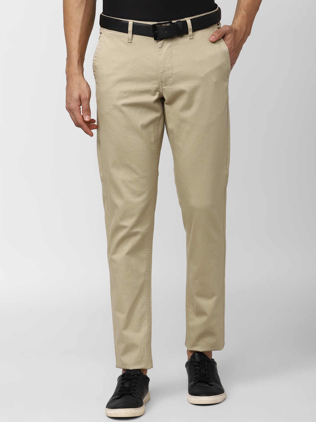 

Van Heusen Sport Men Cotton Slim Fit Trousers, Beige