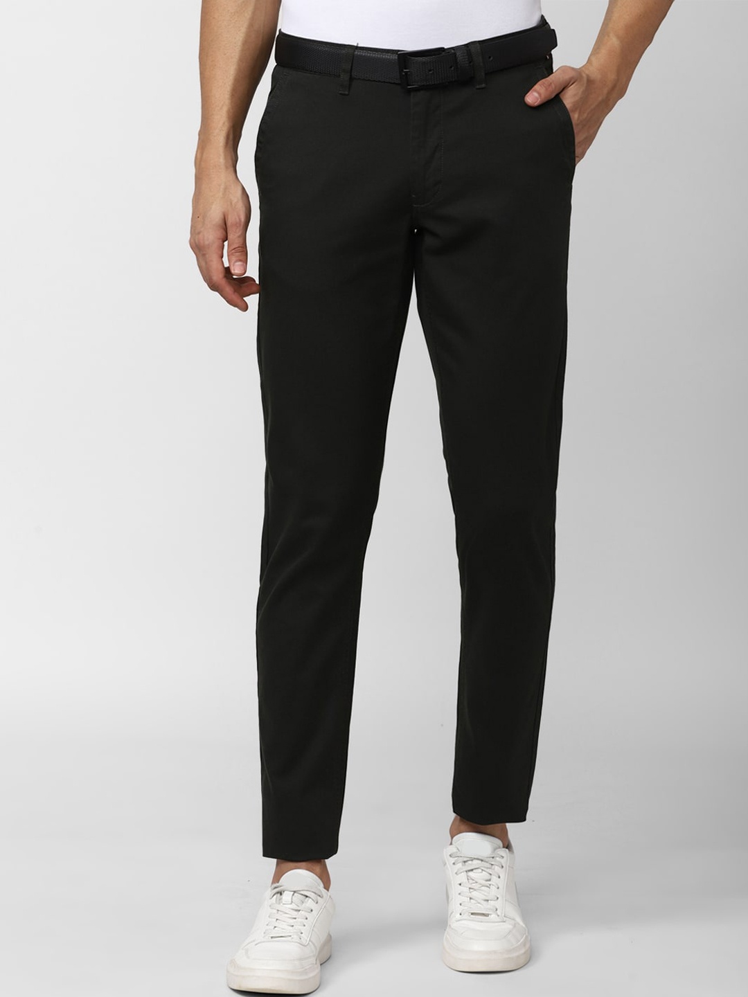 

Van Heusen Sport Men Cotton Slim Fit Trousers, Black
