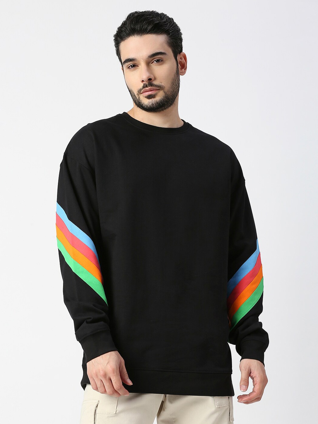 

Blamblack Men Cotton T-shirt, Black