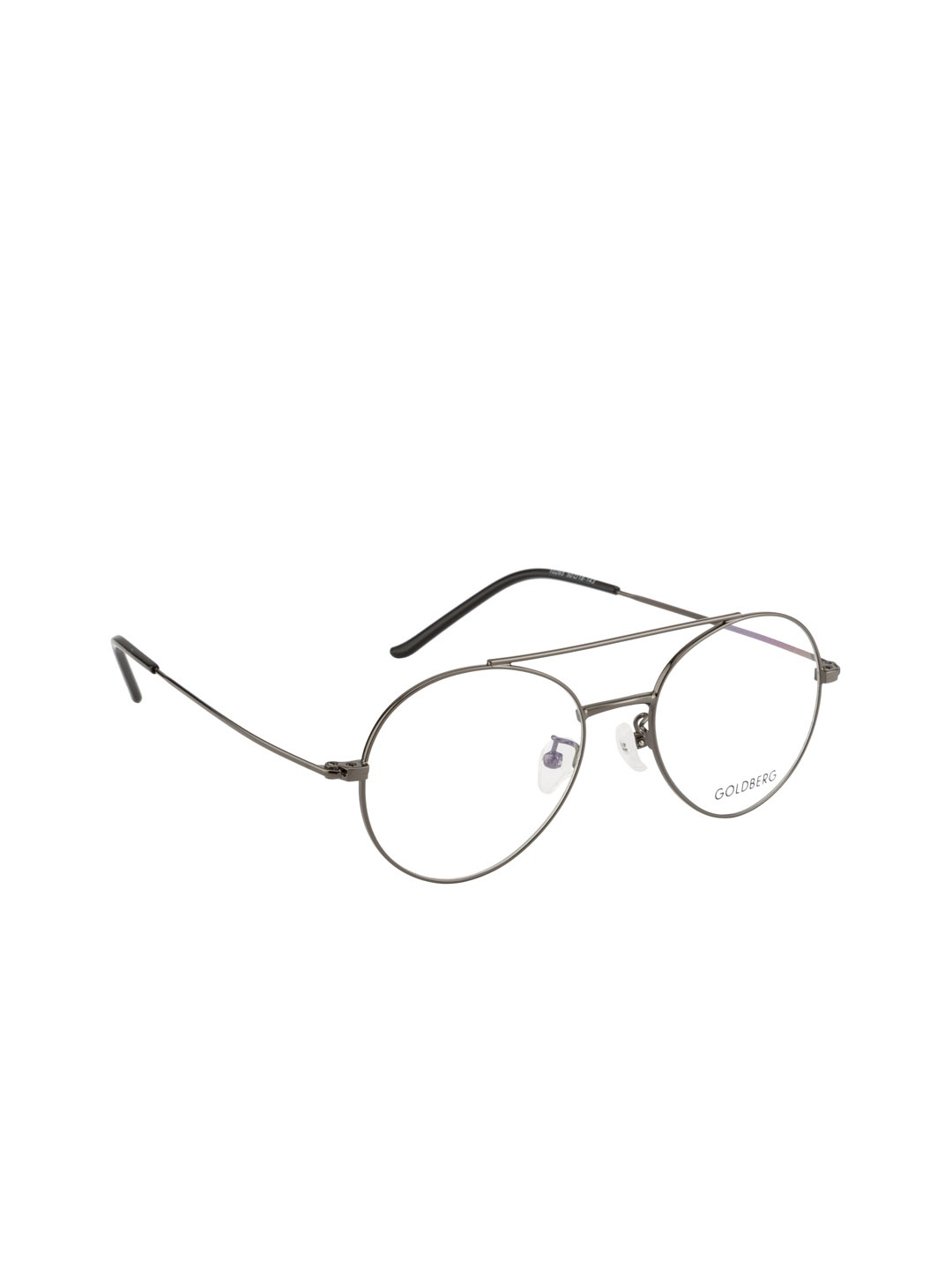 

Gold Berg Unisex Grey Oval Frames GB-10265