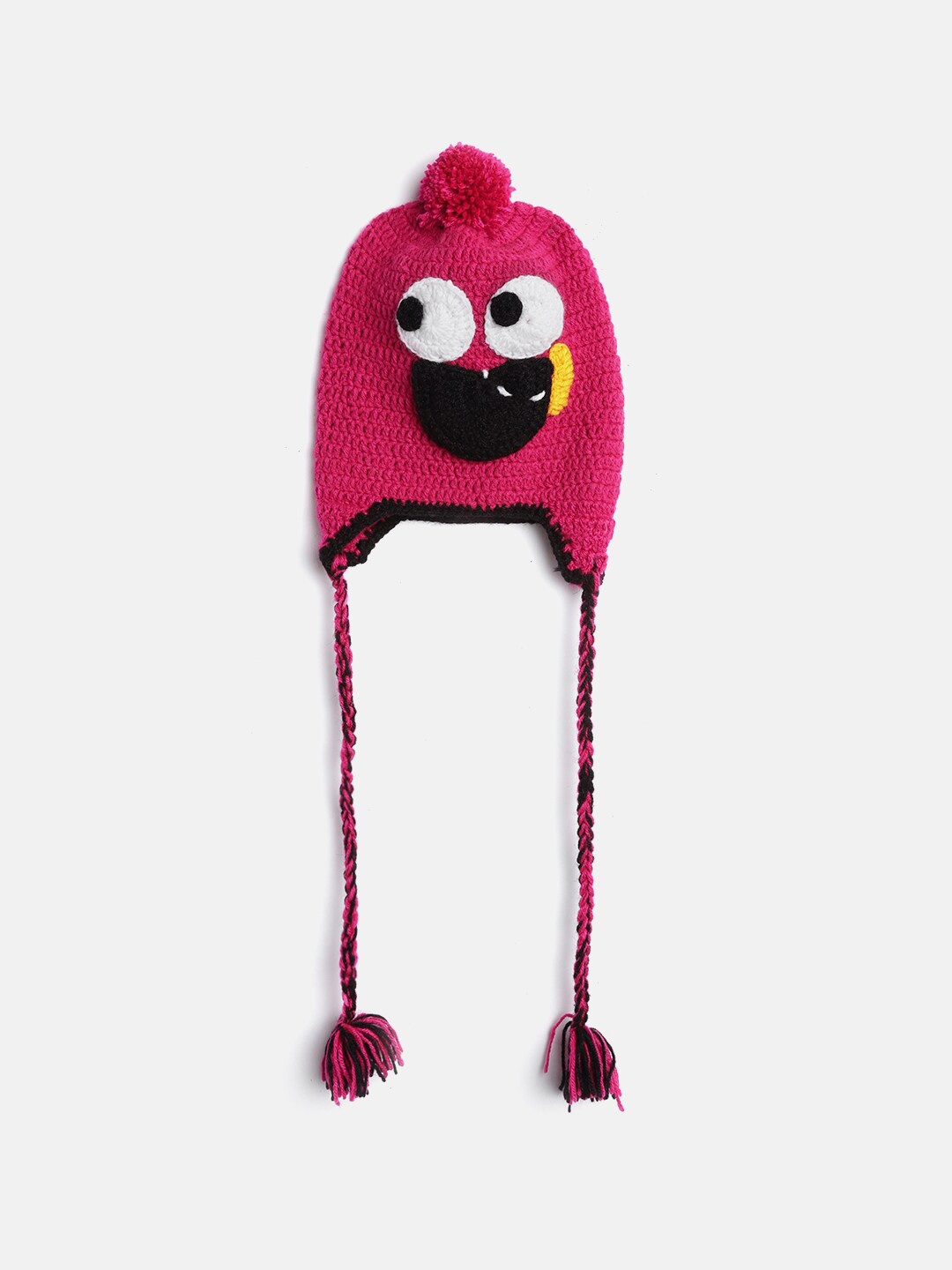 

CHUTPUT Unisex Kids Embroidered Beanie, Magenta