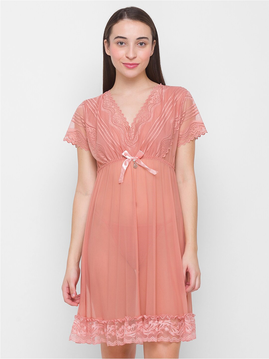 

FashionRack Net Baby Doll, Pink