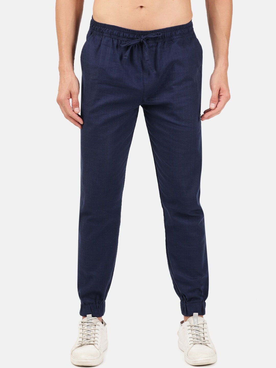 

BLACK RADIO Men Cotton Jogger, Navy blue