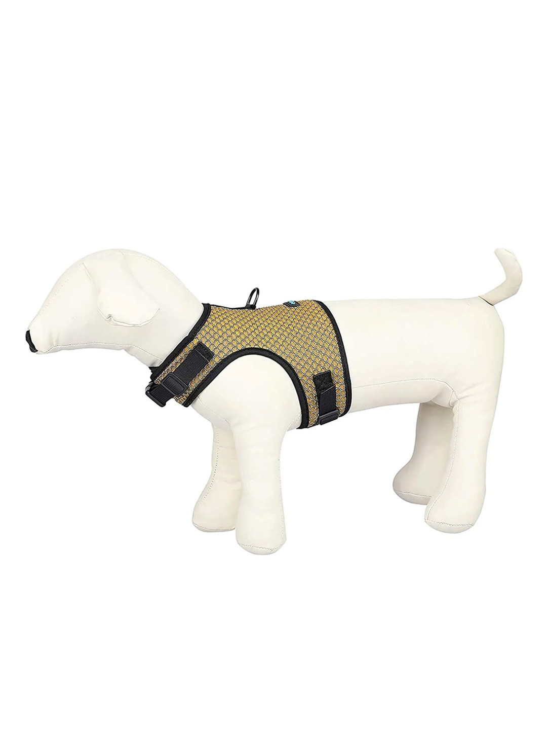 

Emily pets Printed Soft Padded Vest Pet Harness, Yellow