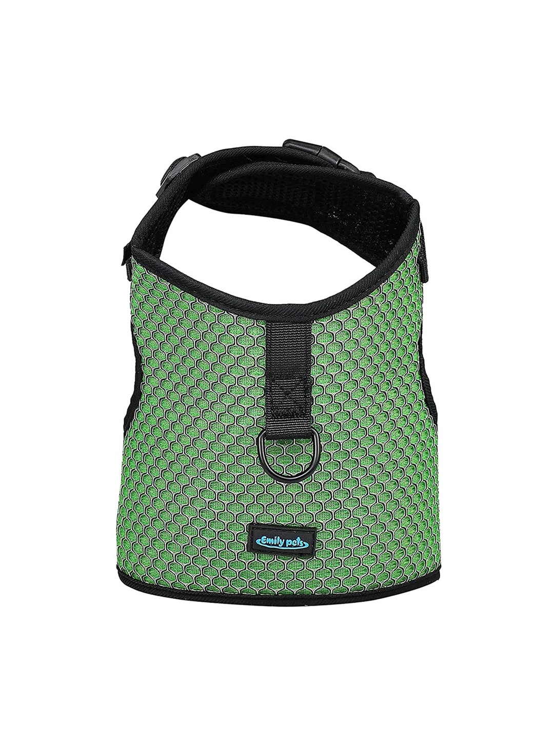 

Emily pets Textured Soft Padded Pet Harnesses, Green