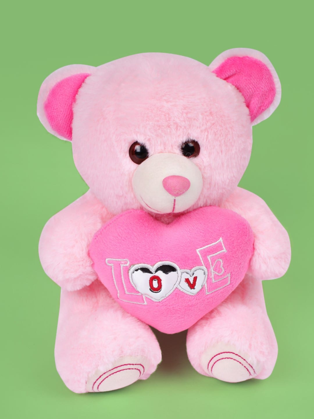 

DukieKooky Kids Teddy Bear With Heart Soft Toys, Pink