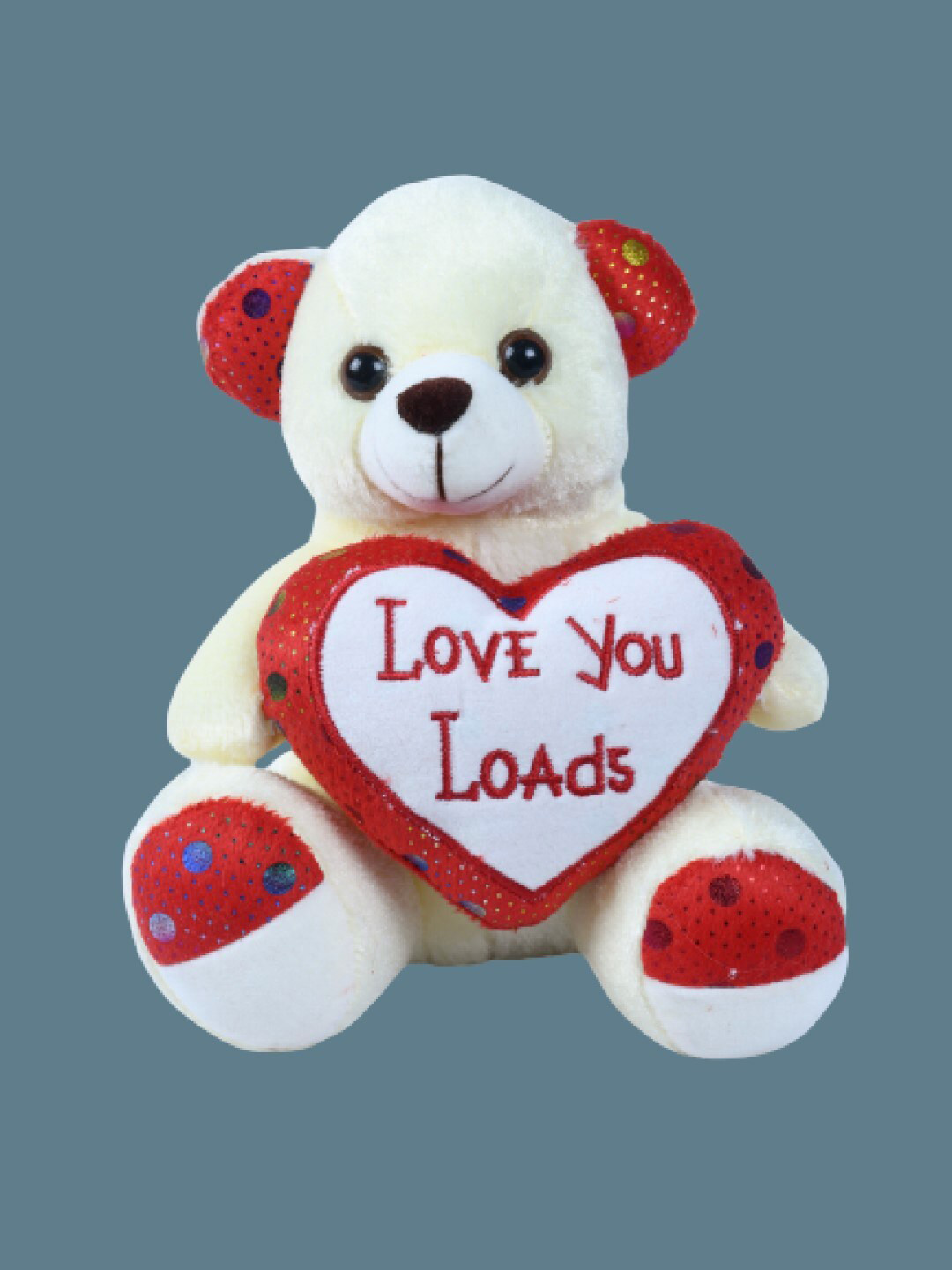 

DukieKooky Kids Teddy Bear Soft Toy, Cream
