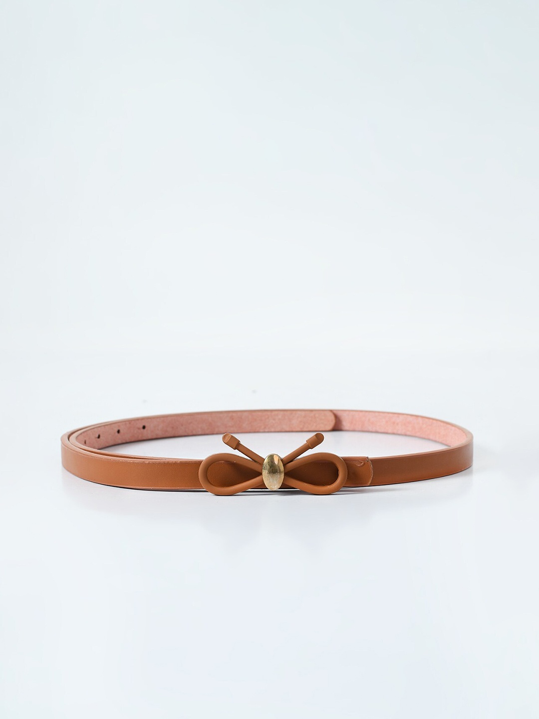 

Kastner Women Solid Slim Belt, Tan