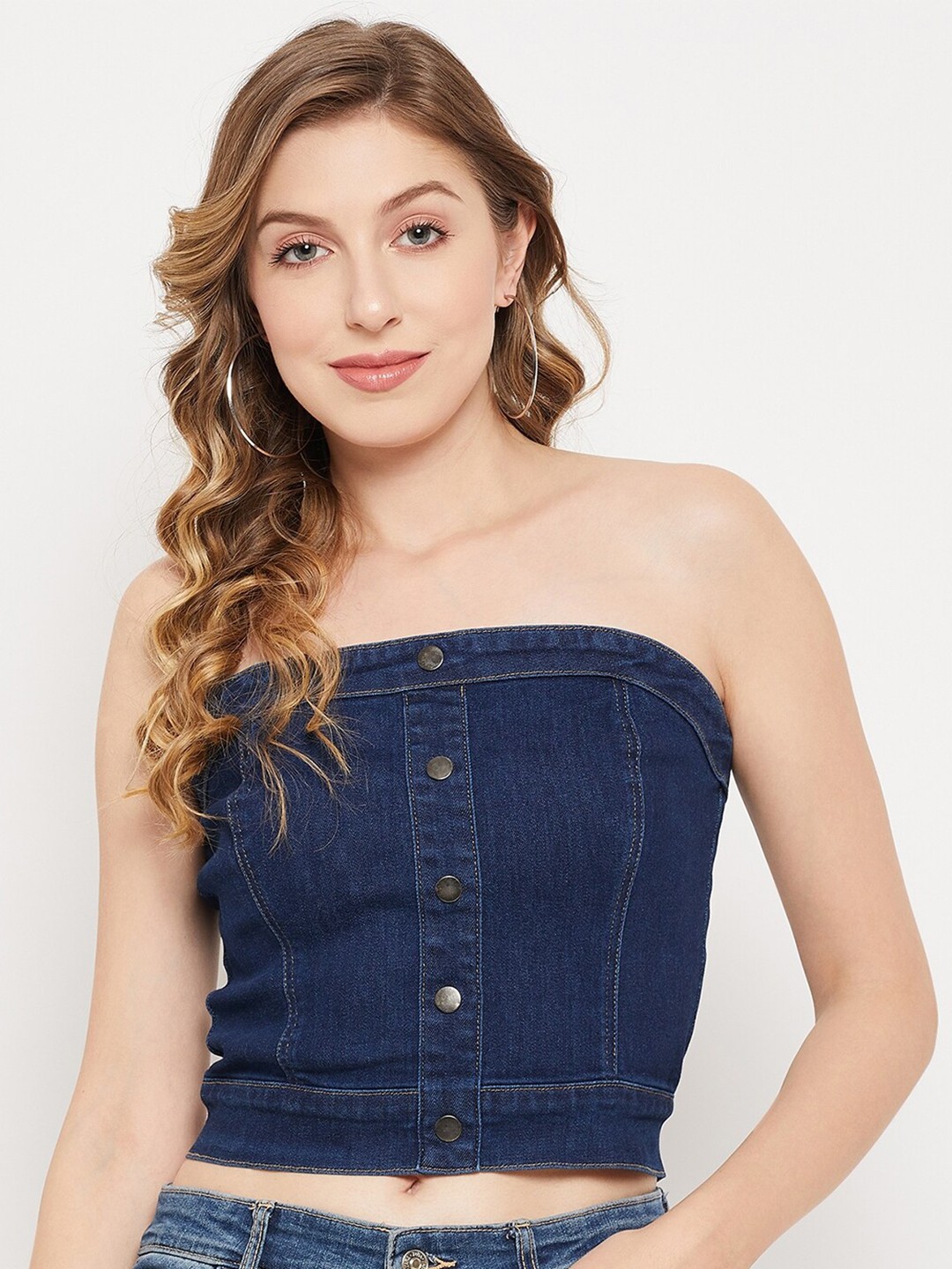 

Madame Tube Crop Top, Blue