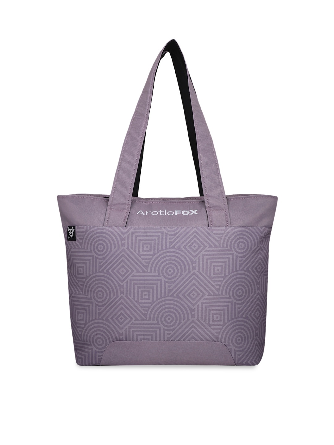 

Arctic Fox Geometric Printed Structured Shoulder Bag, Pink