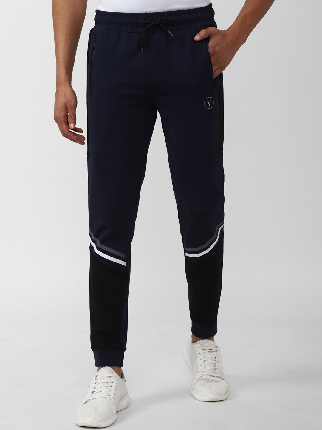 

Van Heusen Flex Men Slim-Fit Training Joggers, Navy blue