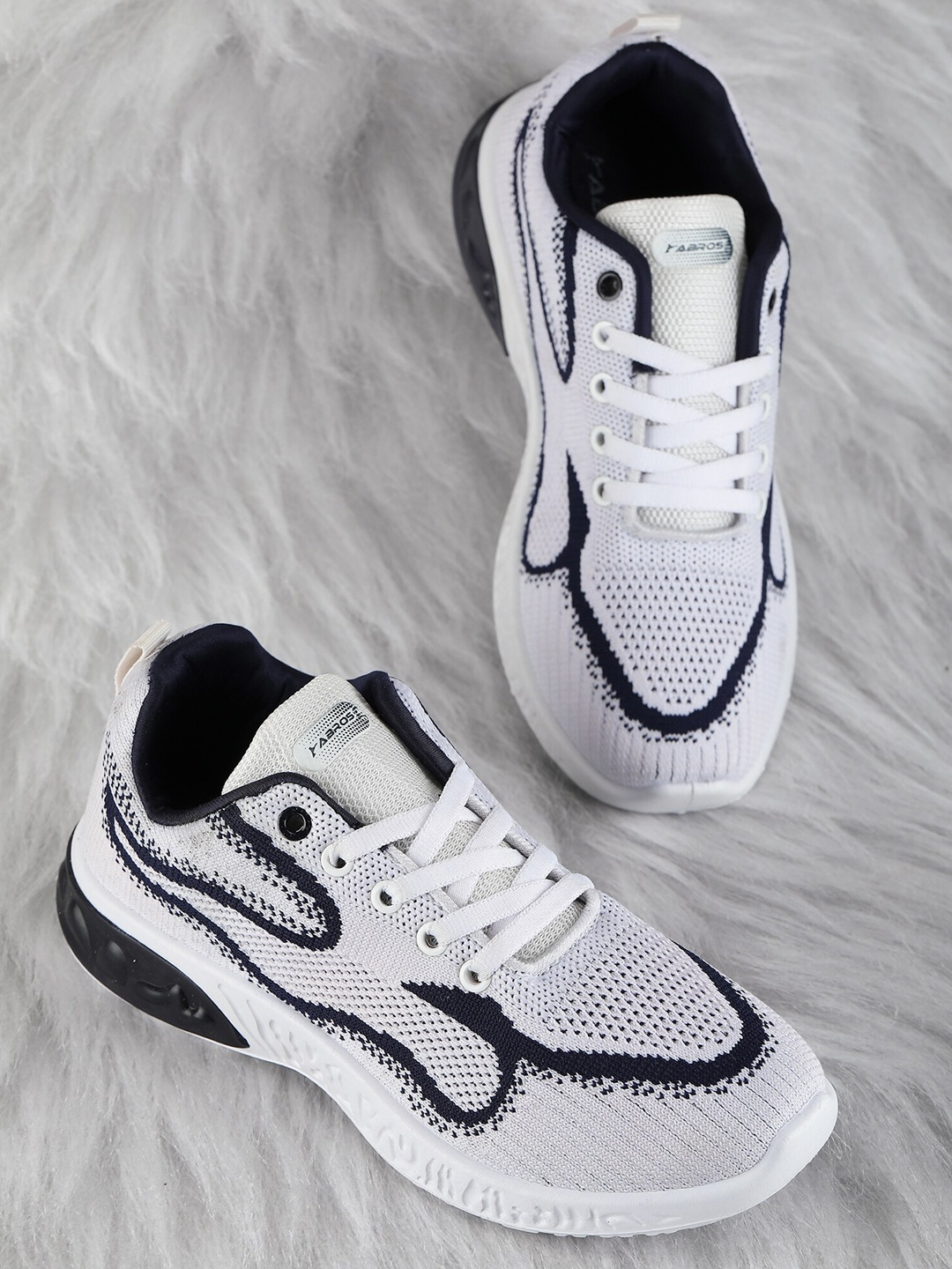 

ABROS Boys Air Mesh Running Shoes, White