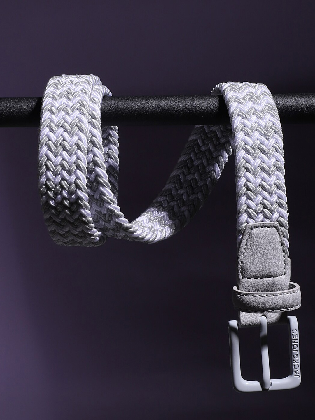 

Jack & Jones Junior Boys Textured Belt, Grey