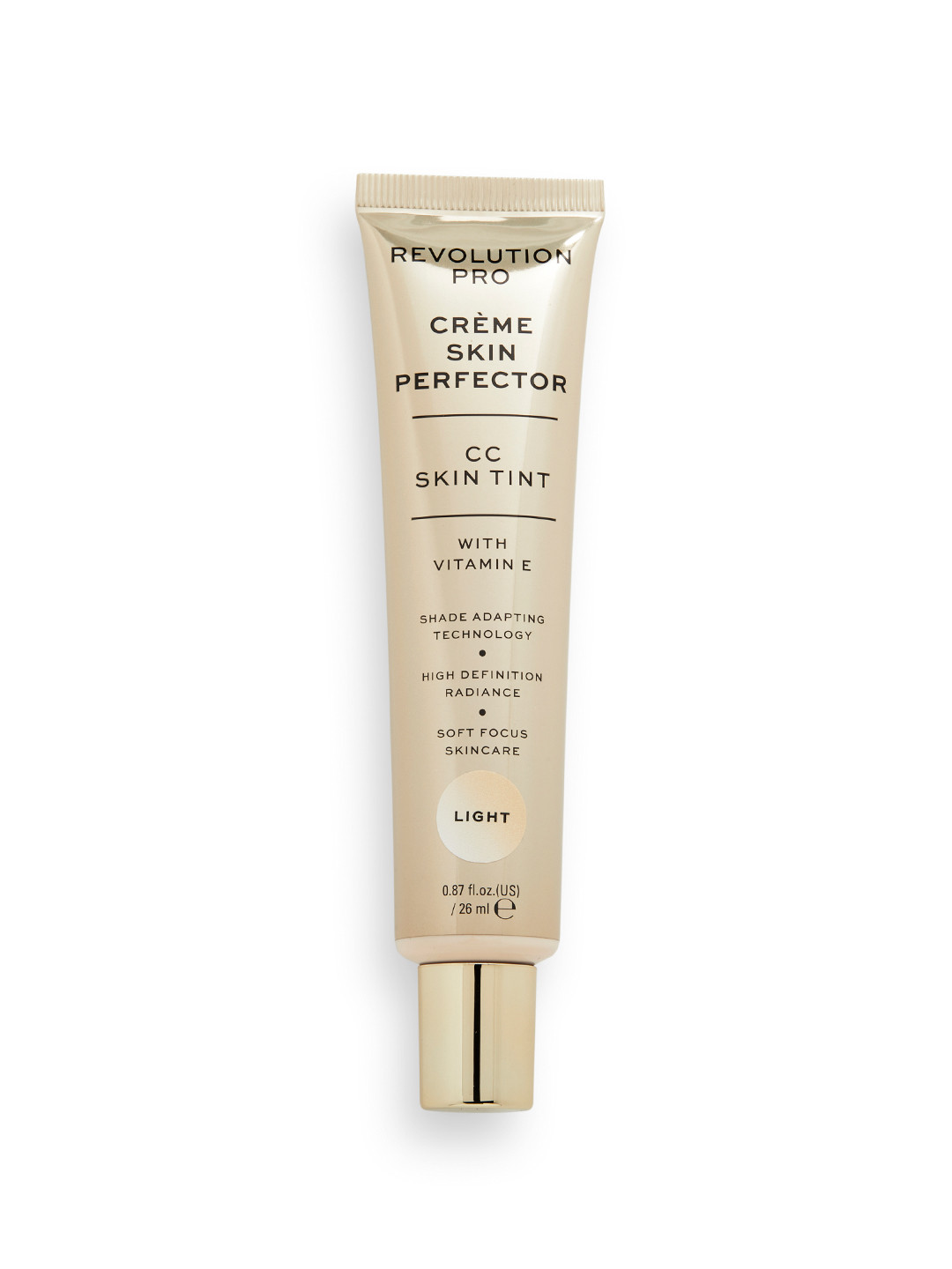 

Makeup Revolution London Pro Creme Skin Perfector CC Skin Tint with Vitamin E 26ml - Light, Nude