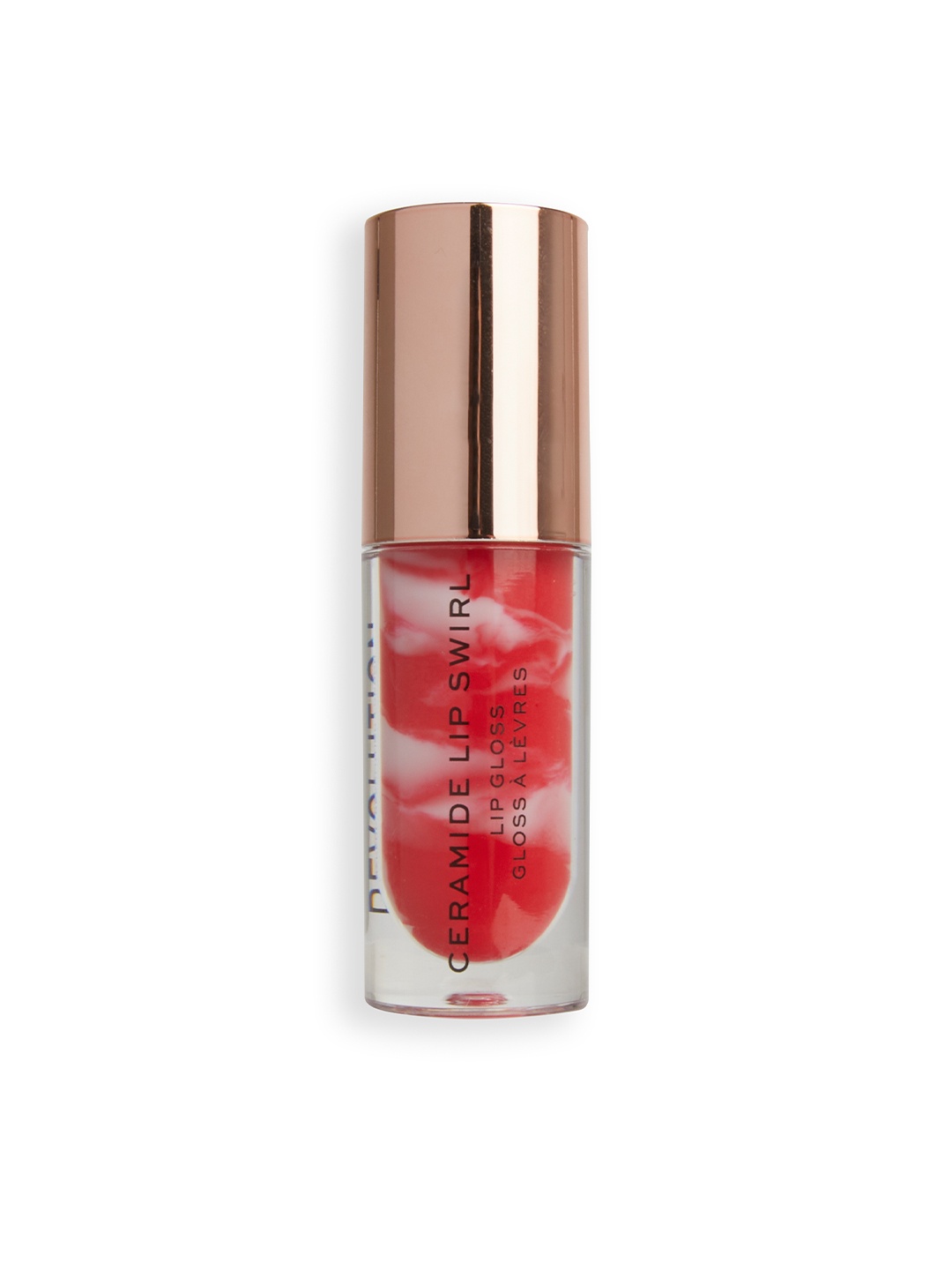 

Makeup Revolution London Ceramide Lip Swirl Hydrating Lip Gloss 4.5ml- Bitten Red