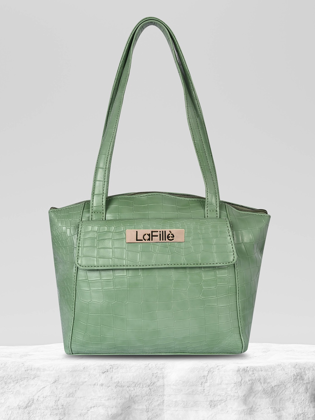 

LaFille Textured Shoulder Bag Handbags, Green