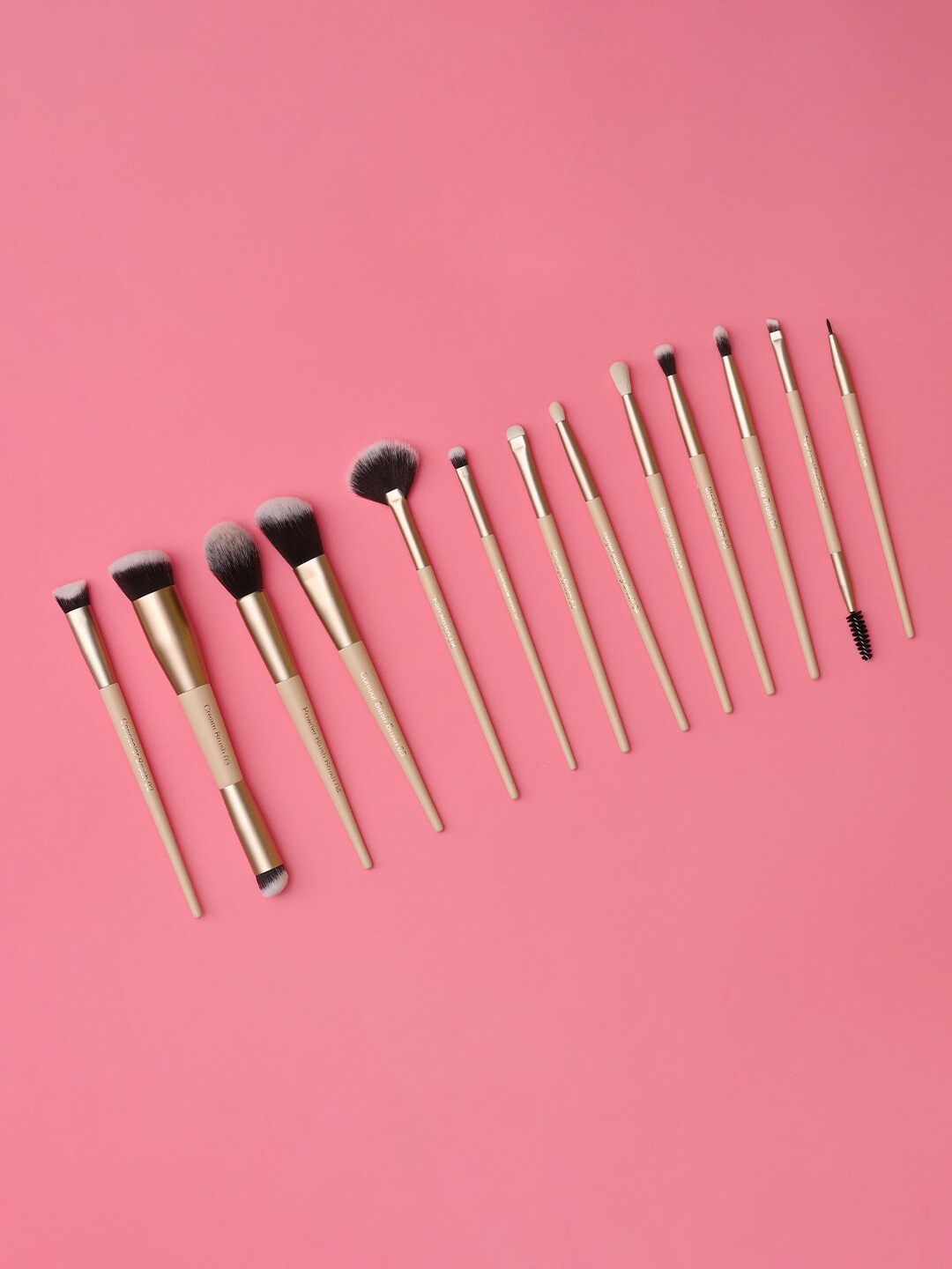 

Milagro beauty Set of 13 Arty Eyes & Face Makeup Brush Collection, Beige