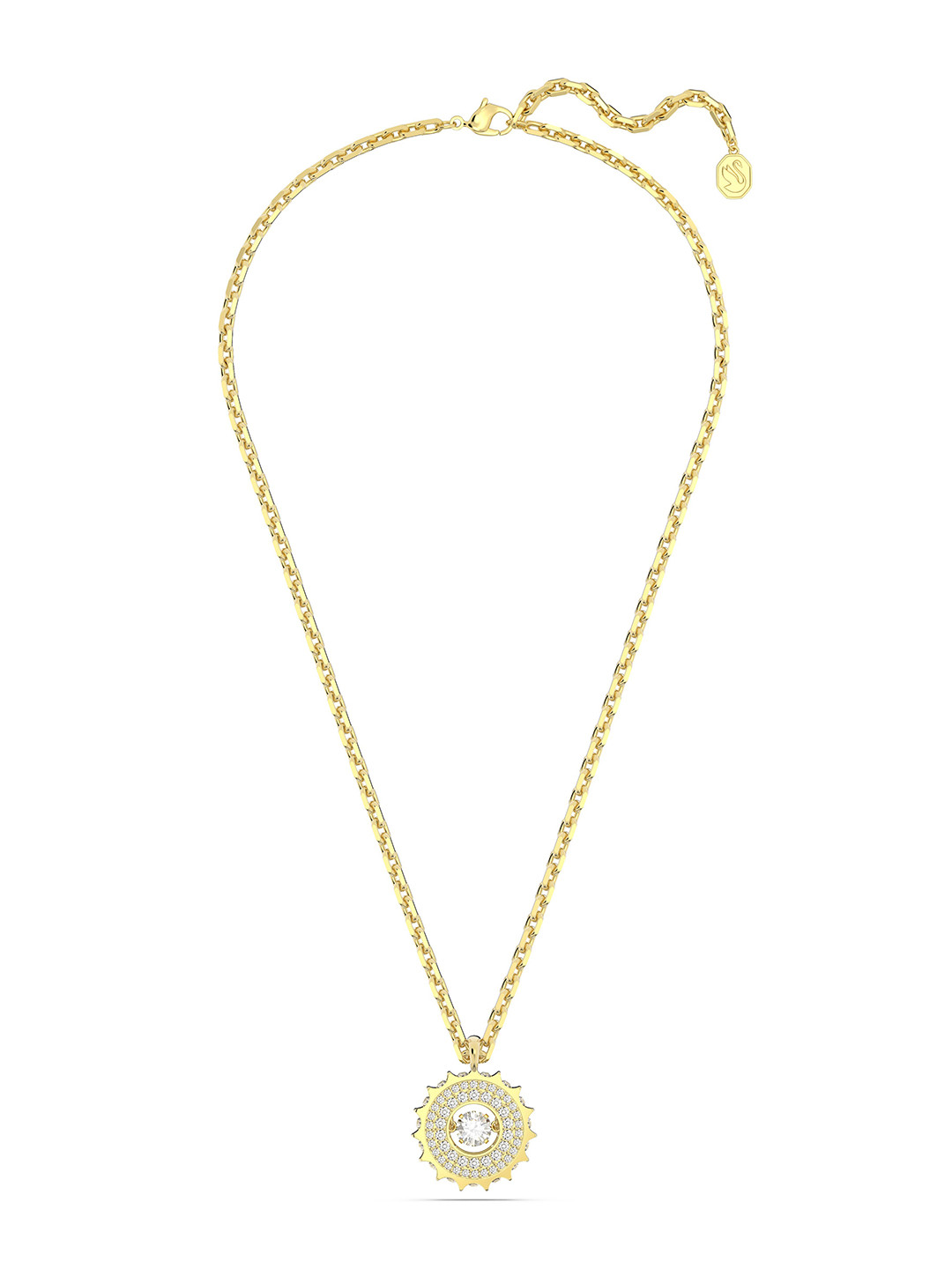

SWAROVSKI Women Rota:Pend V Neck Cry/Gos Necklace, Gold