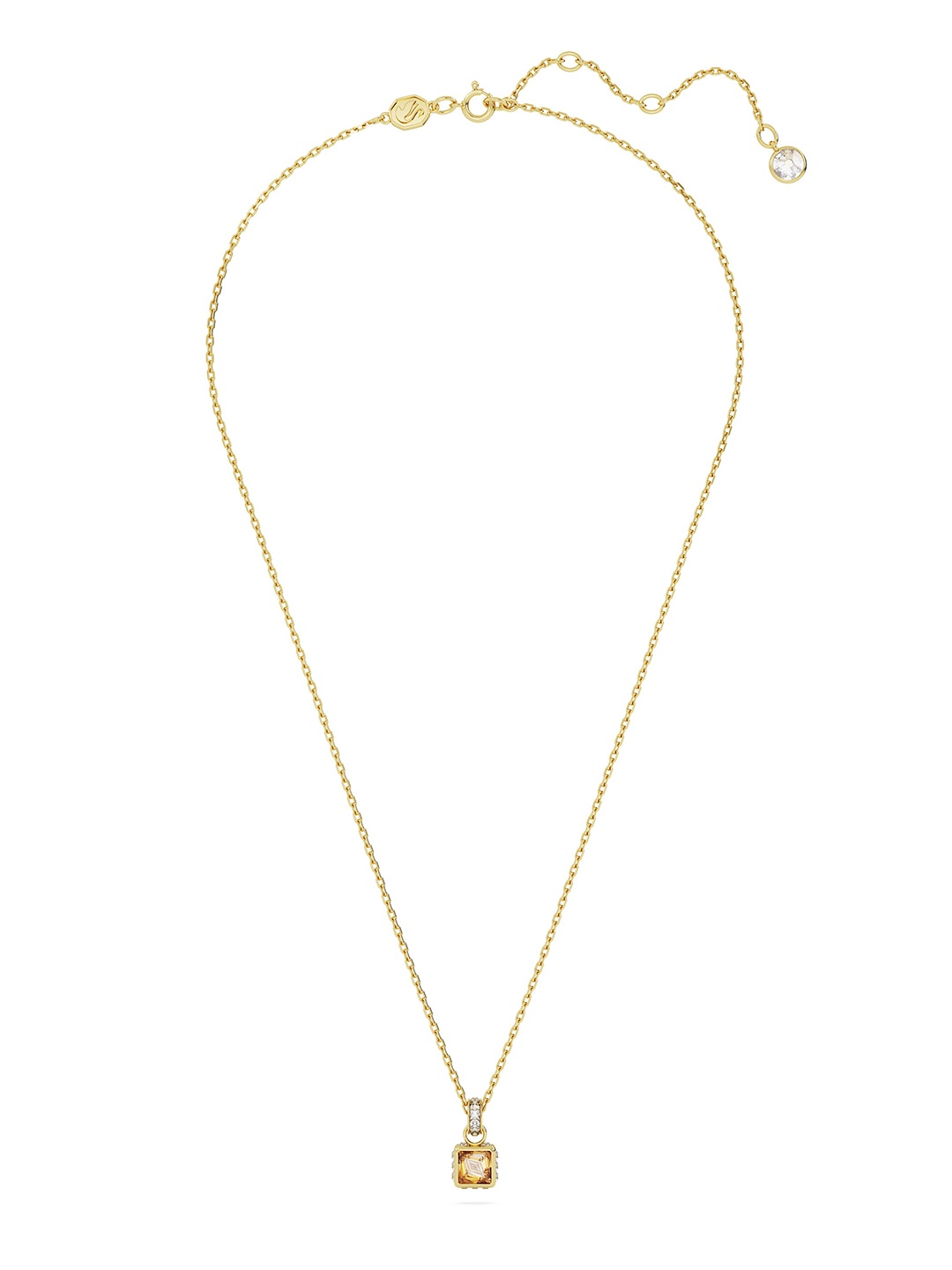 

SWAROVSKI Gold-Plated Square-Cut Chroma Pendant