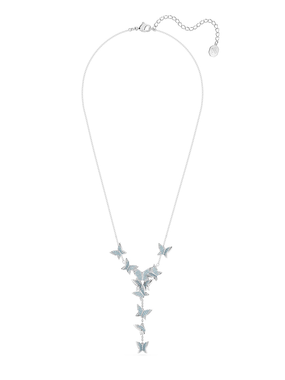 

SWAROVSKI Women MP Lilia:Necklace Blu/Rhs Necklace, Silver