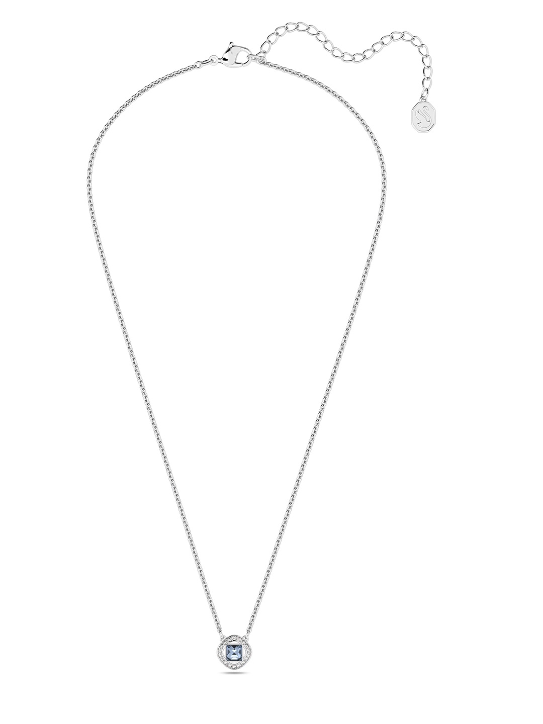 

SWAROVSKI Women MP Angelic SQR:Necklace Mont/Cry/Rhs Necklace, Silver