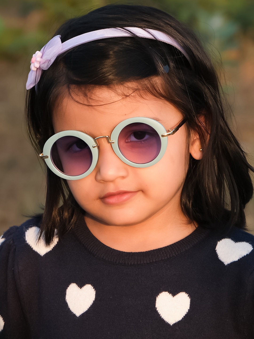 

DukieKooky Kids Round Sunglasses with UV Protected Lens, Blue