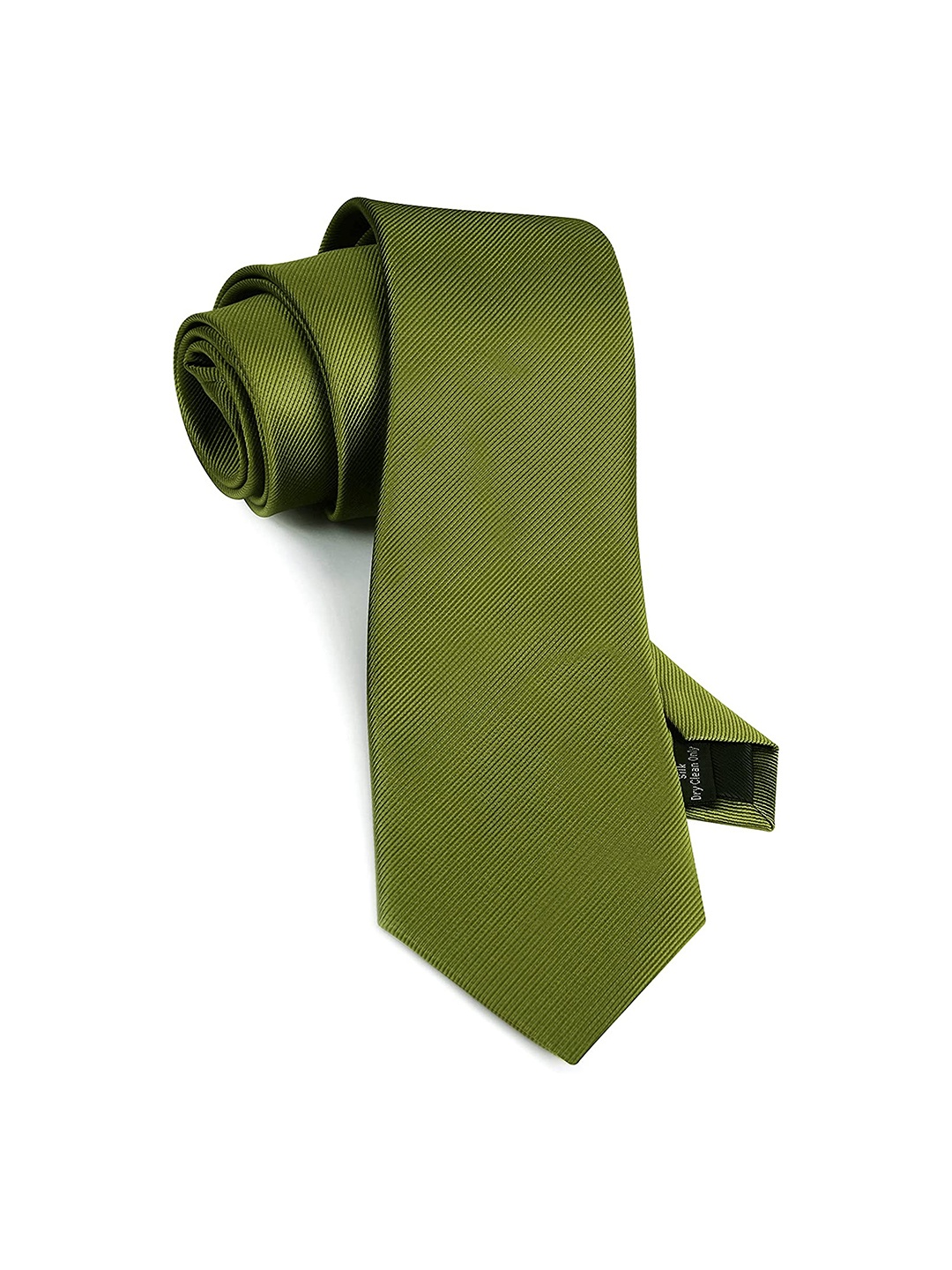 

KAEZRI Men Skinny Tie, Olive