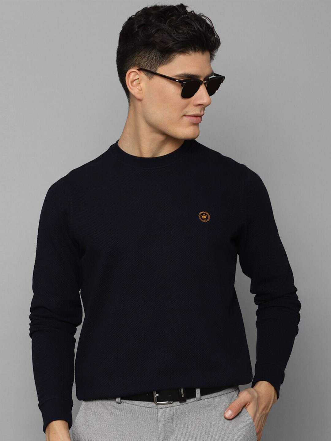 

Louis Philippe Men Sweatshirt, Navy blue